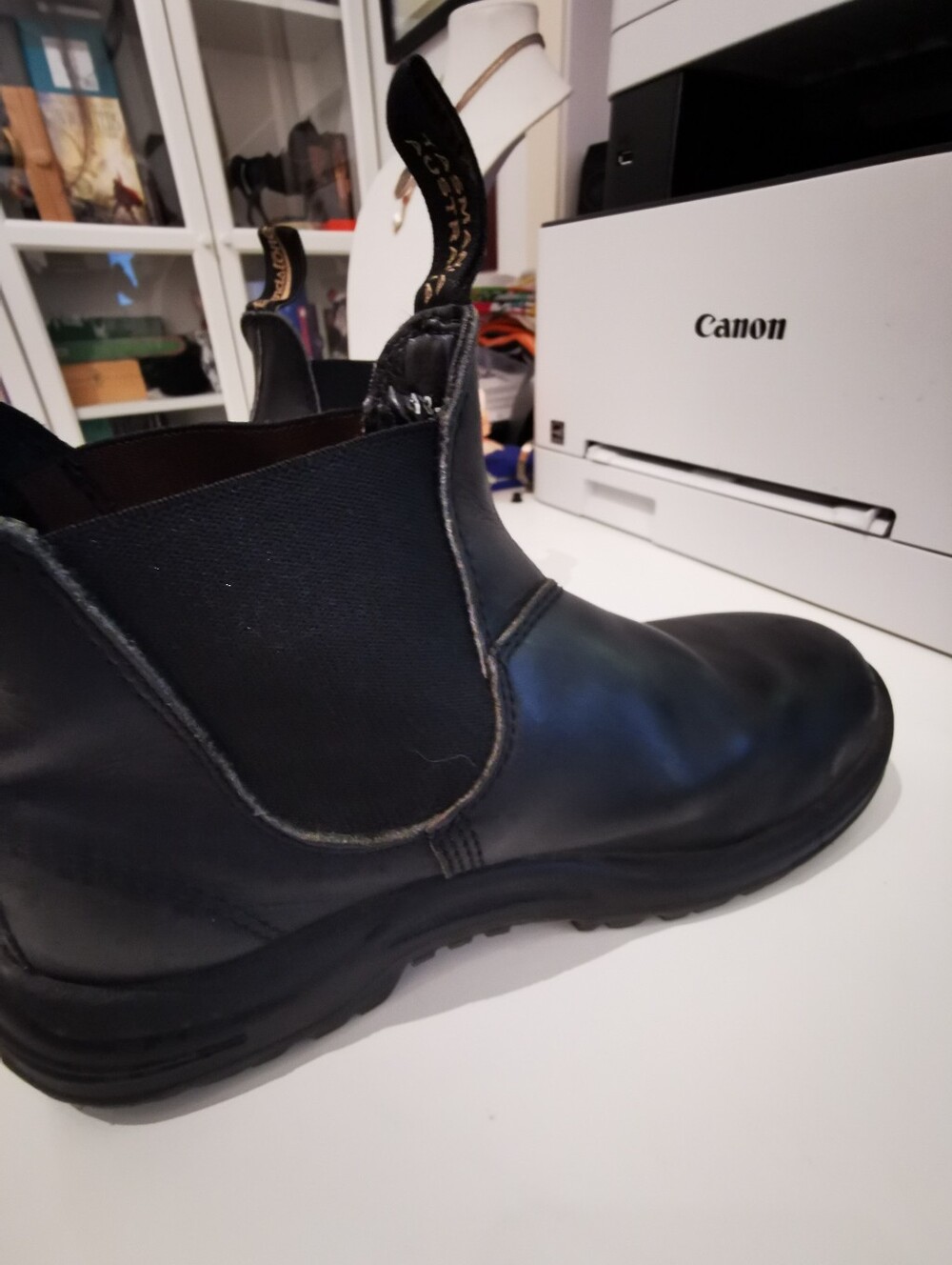 Blundstone 163 Work & Safety boots in black, featuring Steel Toe Cap CSAApproved - Picture 11 of 12